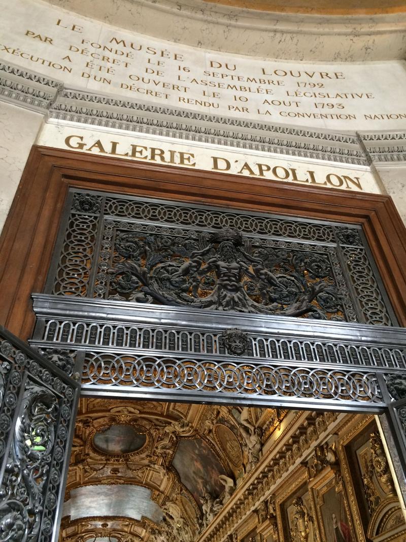 The Louvre, interior, Paris, France