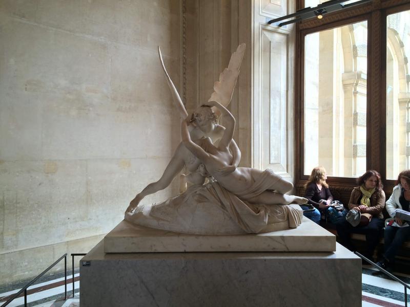 Antonio Canova's Psyche Revived by Cupid’s Kiss, The Louvre, Paris, France