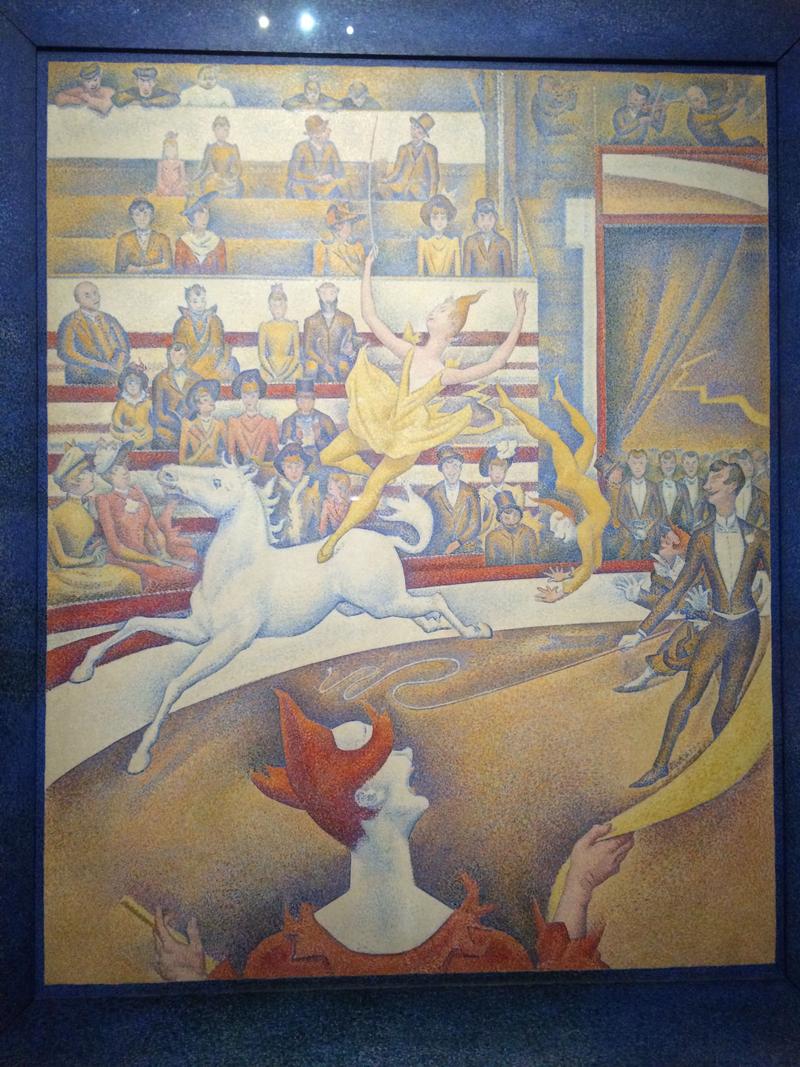 Georges Seurat's Cirque, Musée d'Orsay, Paris, France