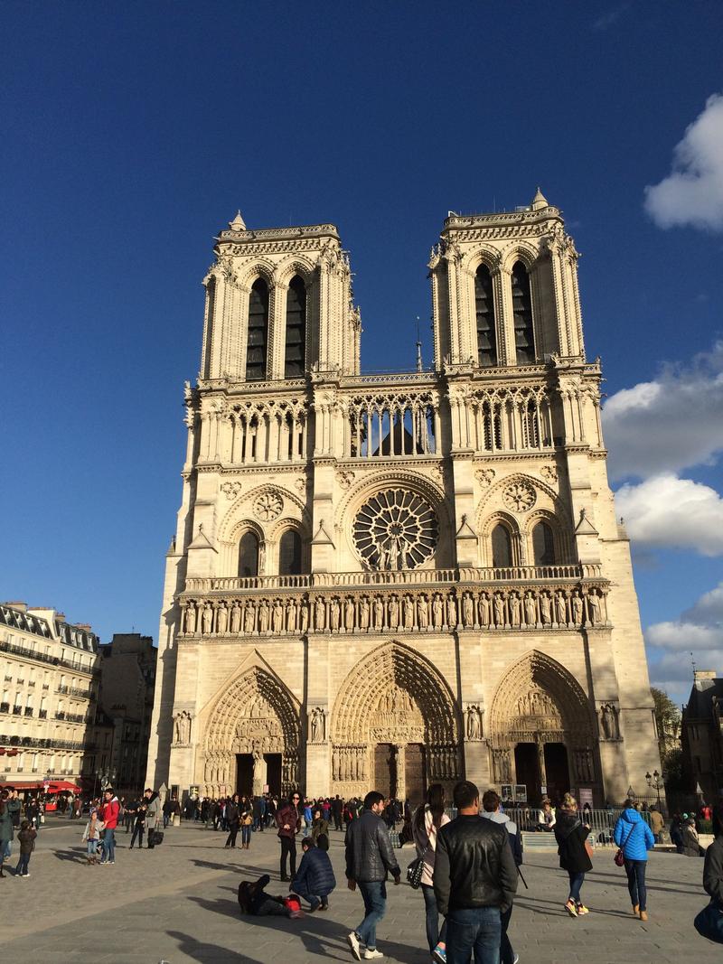 Street views, Notre Dame, Paris, France