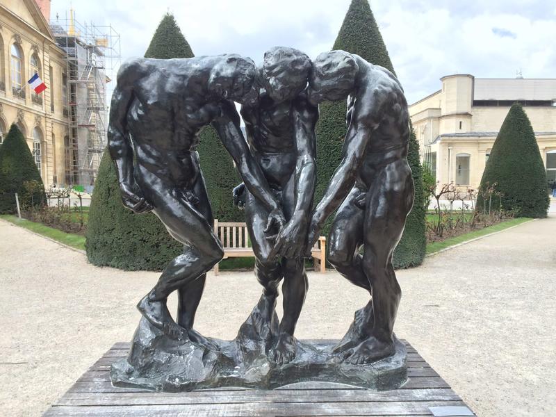 Auguste Rodin - Three Graces, The musée Rodin, Paris, France