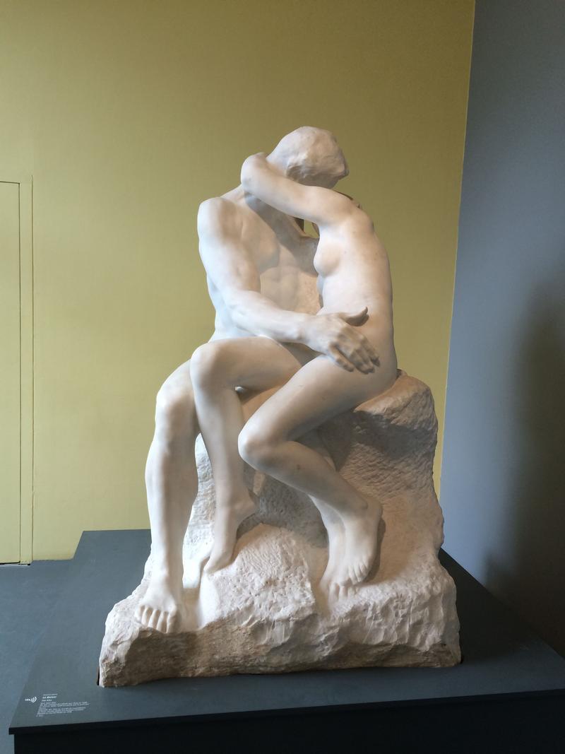 Auguste Rodin The Kiss, The musée Rodin, Paris, France