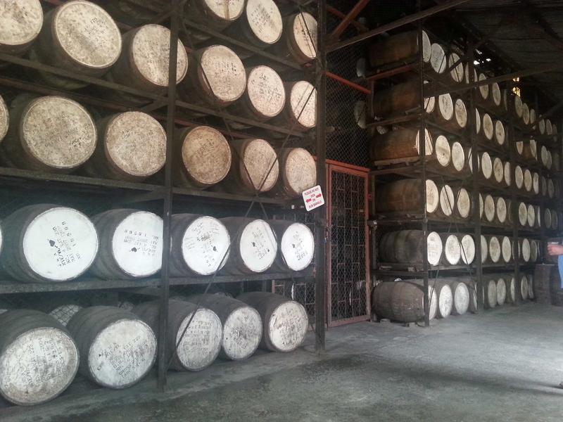 Barrels of run at Appleton Estate, Negril, Jamaica