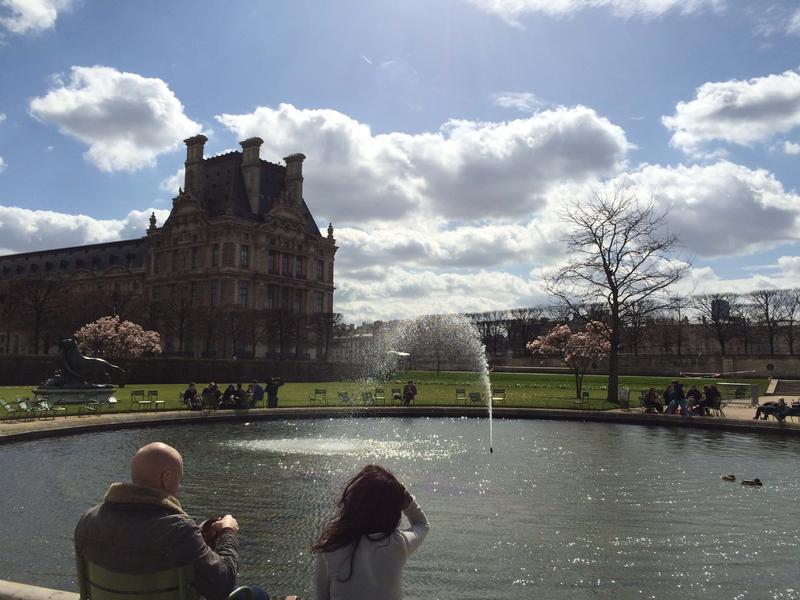 The Louvre gardens, Paris, France