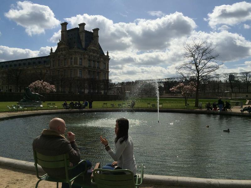 The Louvre gardens, Paris, France