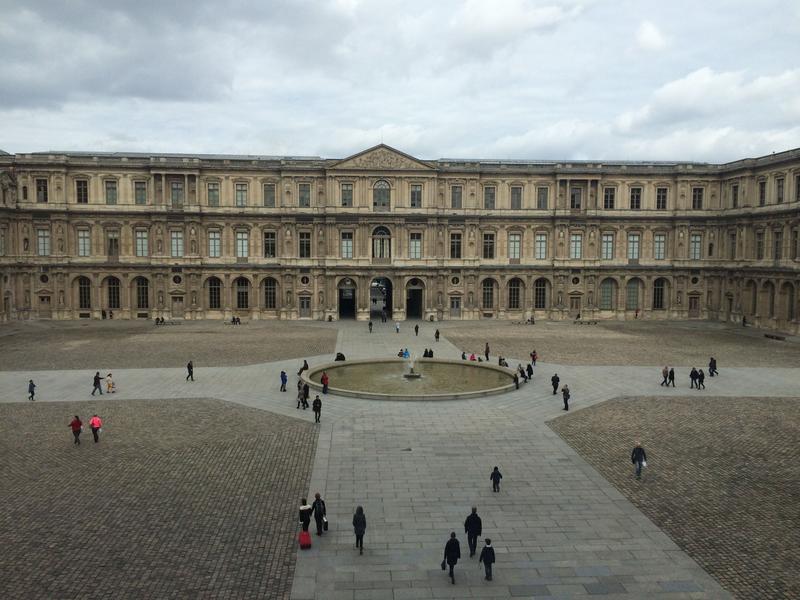 The Louvre, exterior, Paris, France