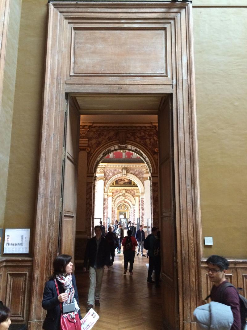 The Louvre, interior, Paris, France