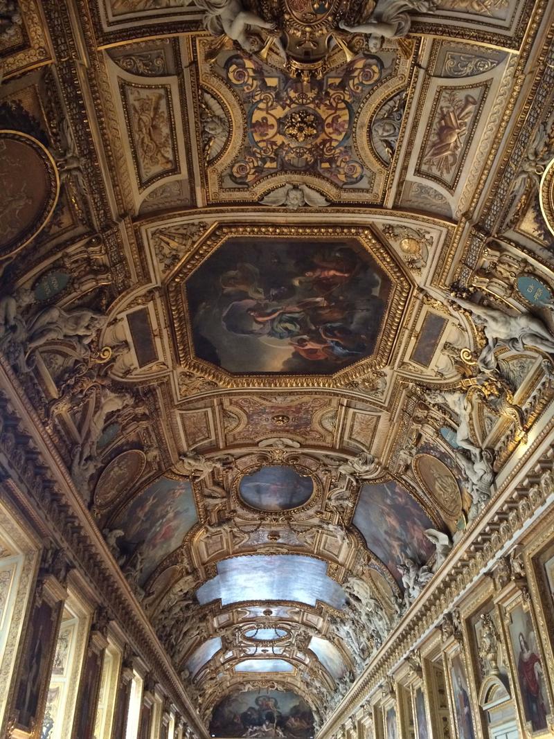 The Louvre, interior, Paris, France