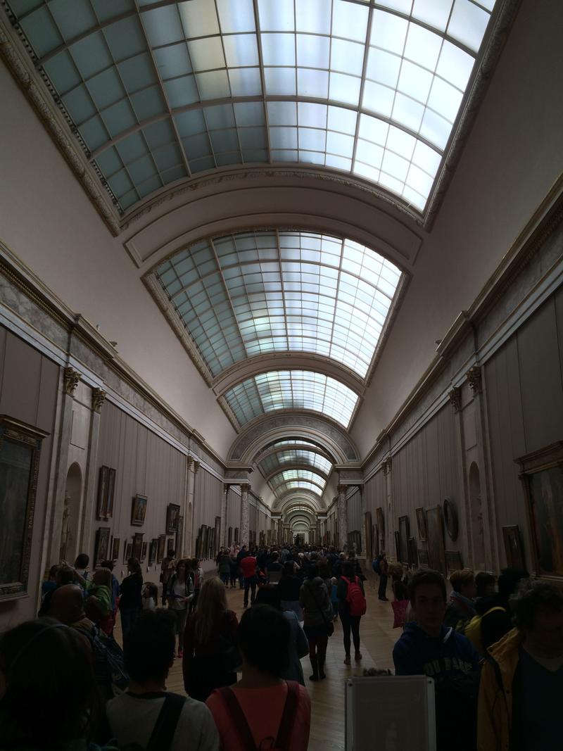 The Louvre, interior, Paris, France