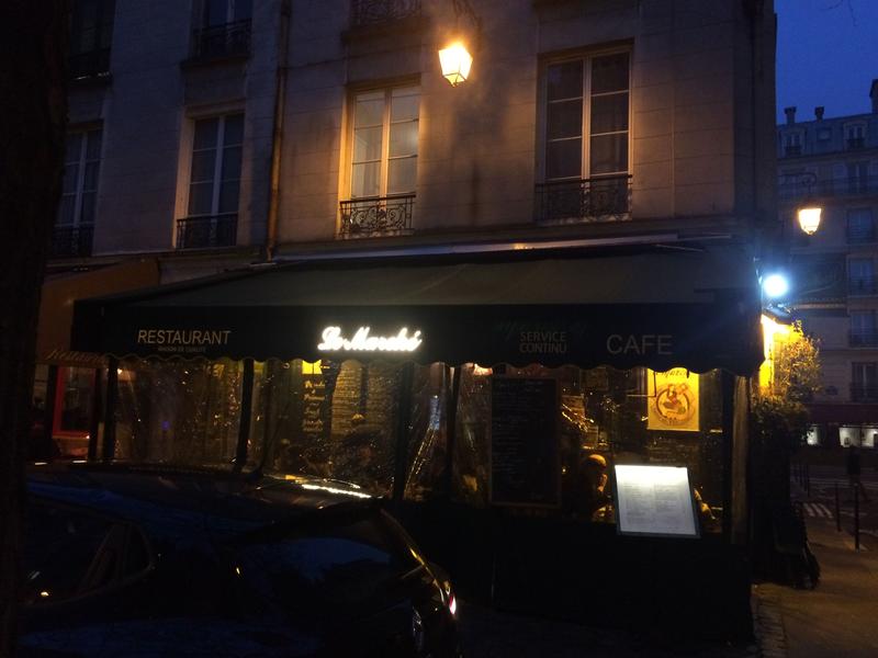 Le Marché restaurant exterior, Paris, France