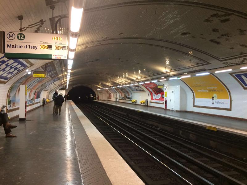 Abbesses Montmartre subway stop, Paris, France