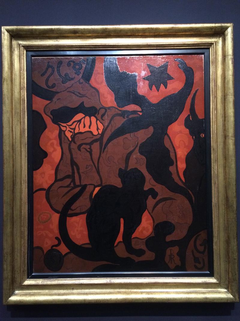 Paul-Elie Ranson's La Sorciere au chat noir, Musée d'Orsay, Paris, France