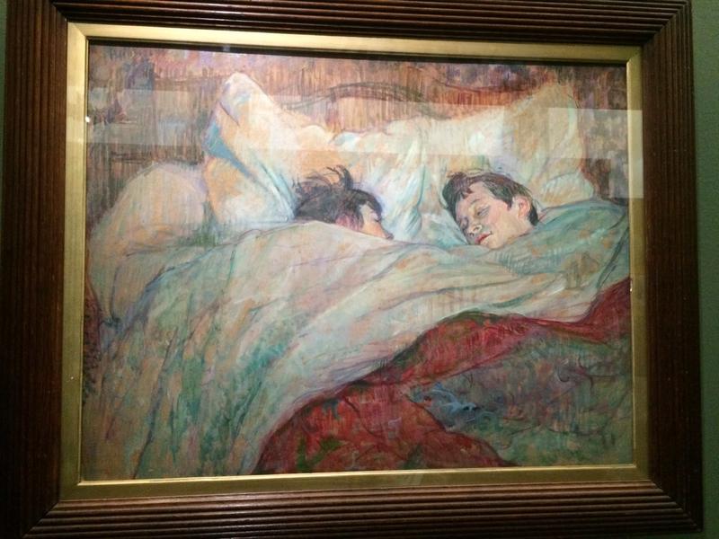 Henri de Toulouse-Lautrec's Le Lit, Musée d'Orsay, Paris, France