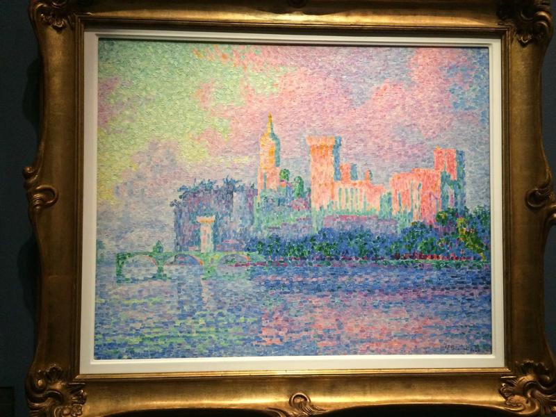 Paul Signac's Le chateau des Papes, Musée d'Orsay, Paris, France