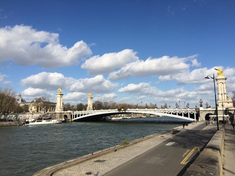 Street views, river Seine, Paris, France