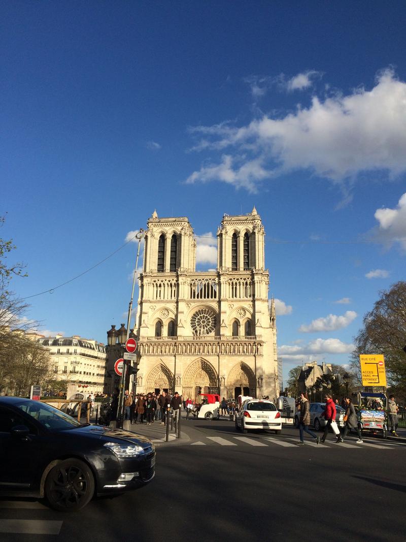 Street views, Notre Dame, Paris, France