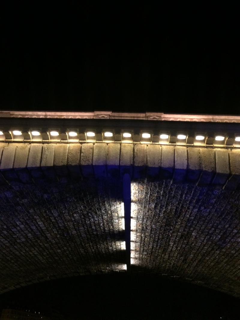 River Seine at night boat tour, Paris, France