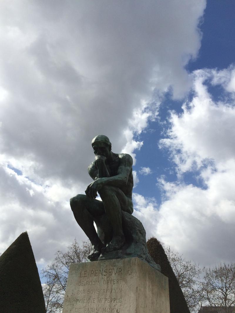 Auguste Rodin - The Thinker, The musée Rodin, Paris, France