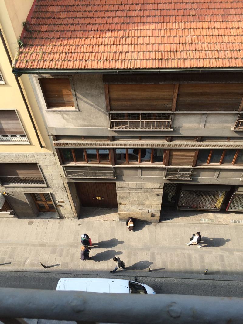 Florence, Italy, street views from our hotel window