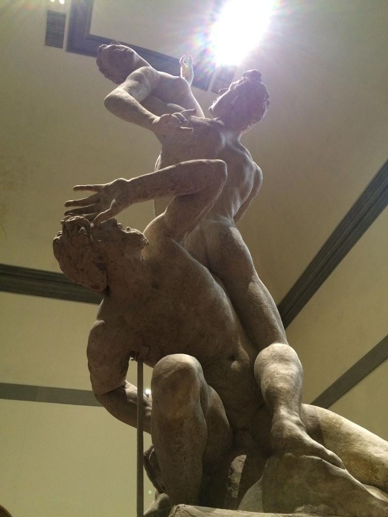 Jean de Boulogne's Plaster Cast of the Rape of the Sabines, Accademia Gallery, Florence, Italy