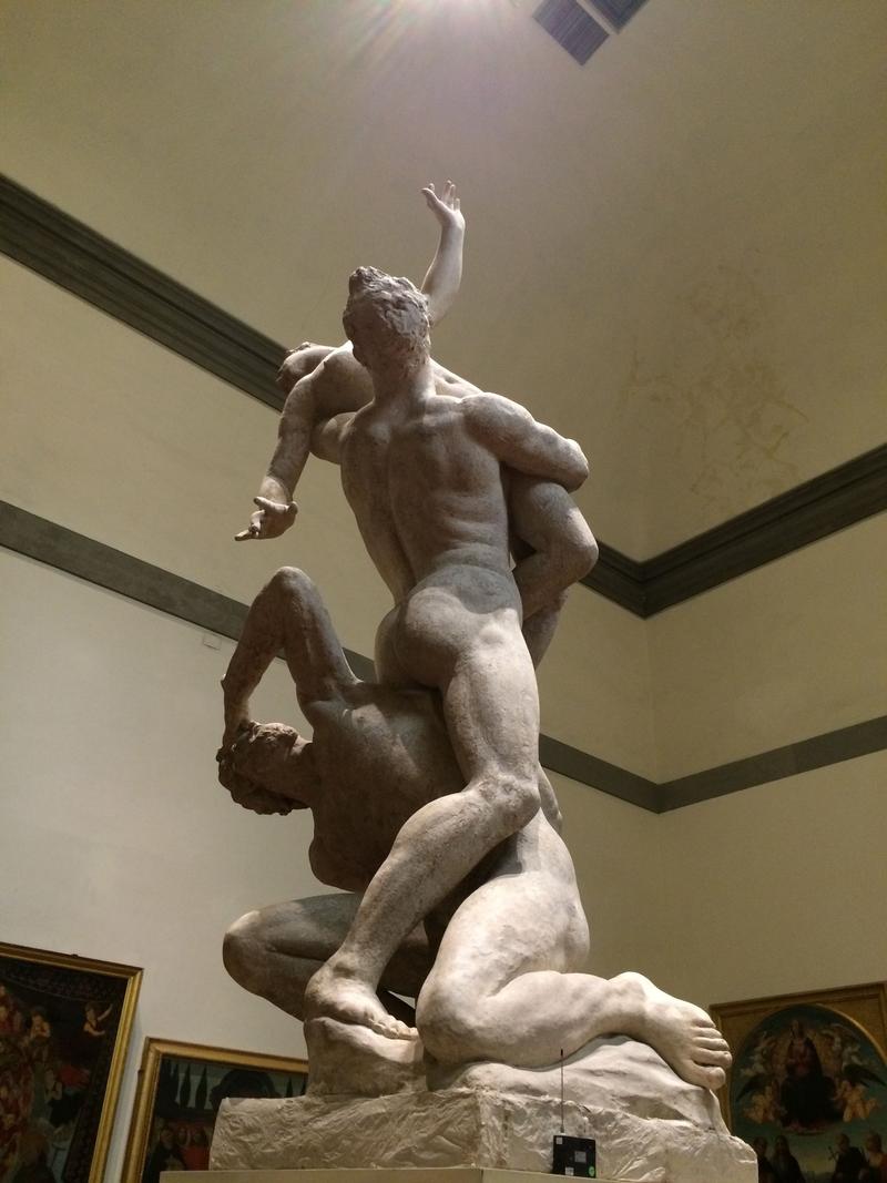 Jean de Boulogne's Plaster Cast of the Rape of the Sabines, Accademia Gallery, Florence, Italy