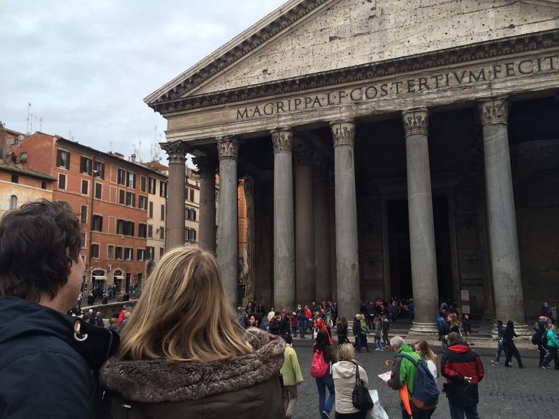 Pantheon exterior, Rome, Italy