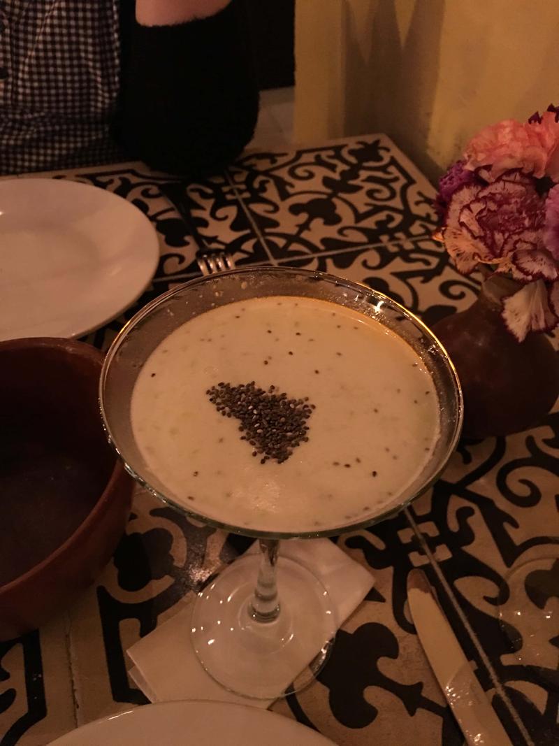 Wonderful mezcal cocktail at apoala, Mérida, Yucatán, Mexico
