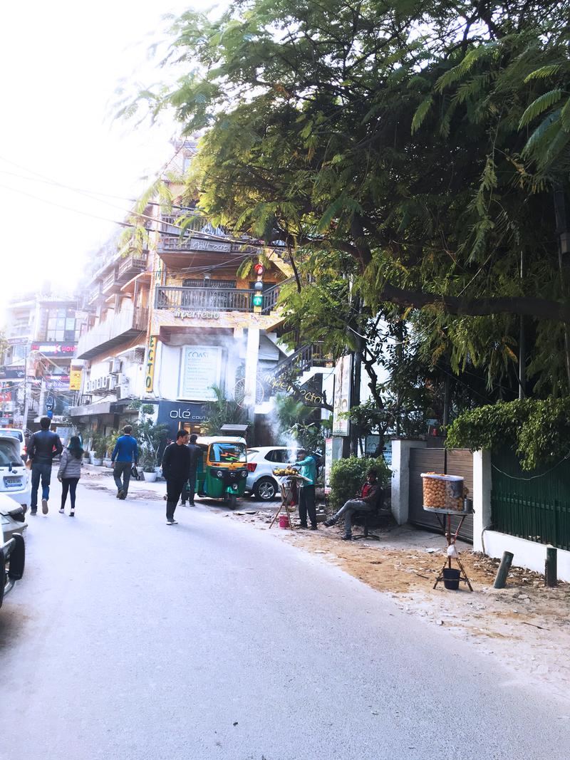 Street views, Khan Market, New Delhi, Delhi, India