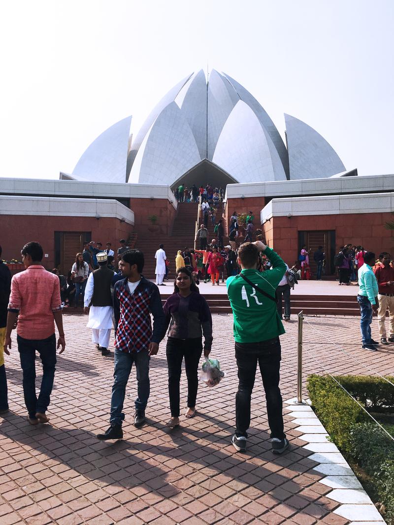 Bahá'í Lotus Temple, New Delhi, Delhi, Indiaa