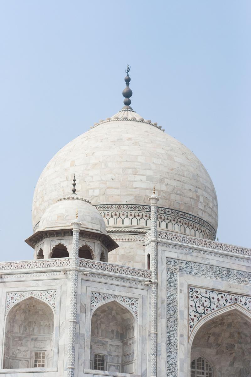 Detail views of Taj Mahal, Agra, Uttar Pradesh, India