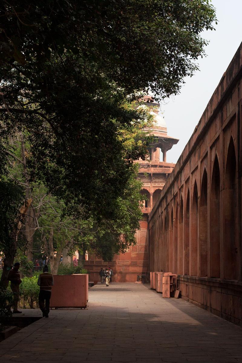 Taj Mahal surroundings, Agra, Uttar Pradesh, India