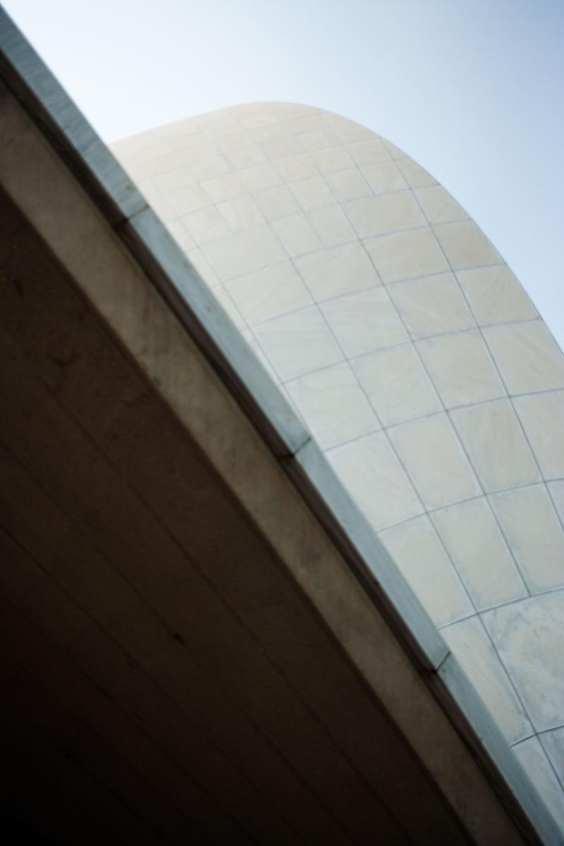 Detail shot: Bahá'í Lotus Temple, New Delhi, Delhi, India