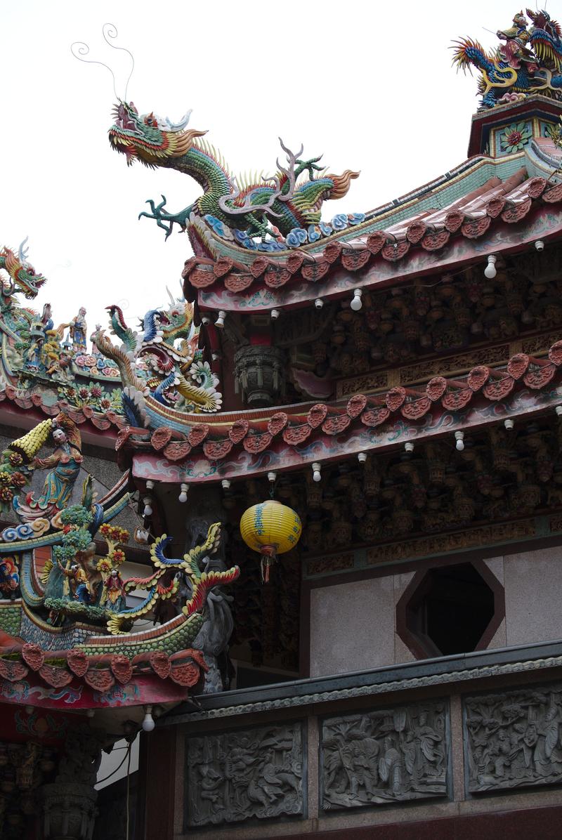 Temple details, Hualien, Taiwan