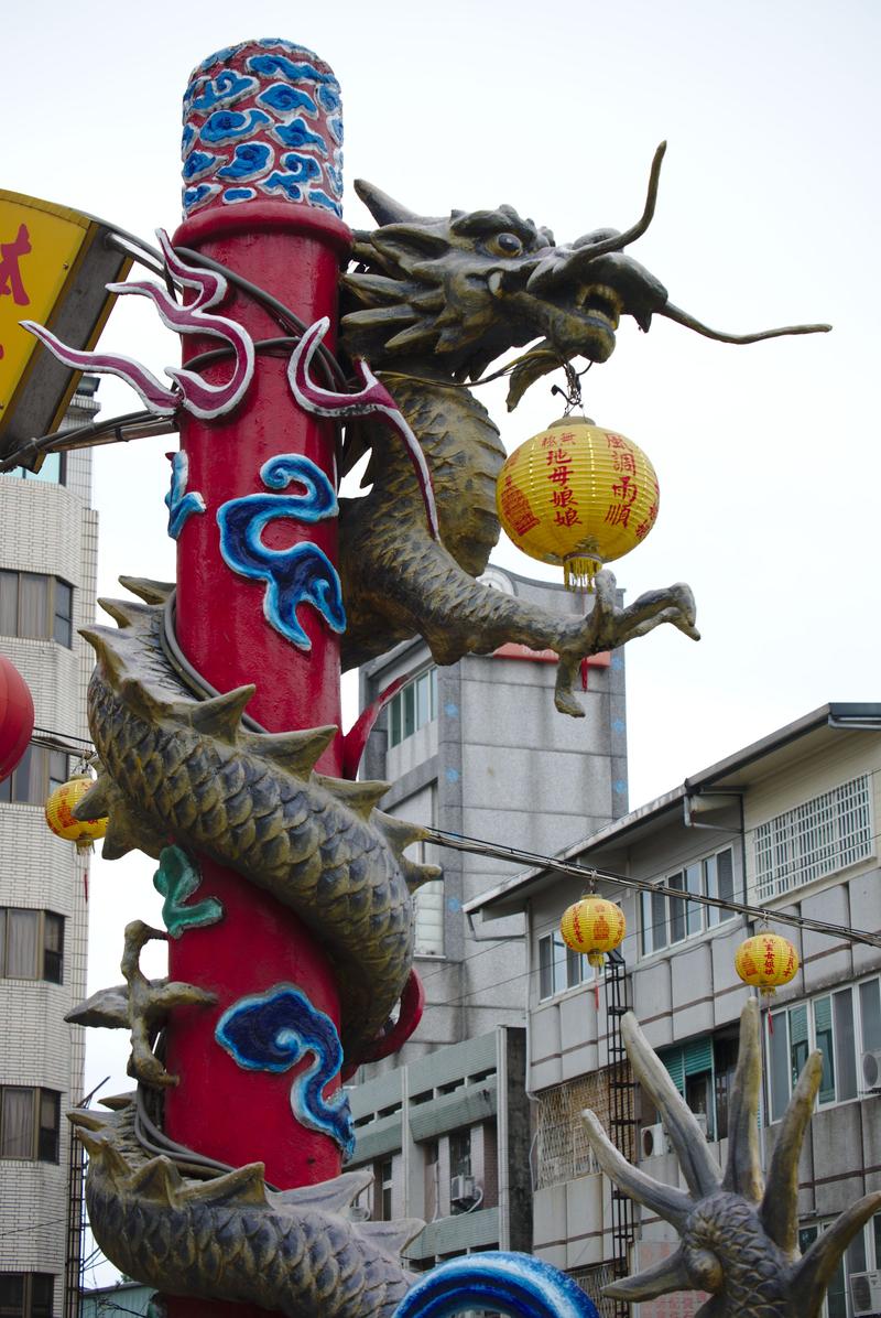 Temple details, Hualien, Taiwan