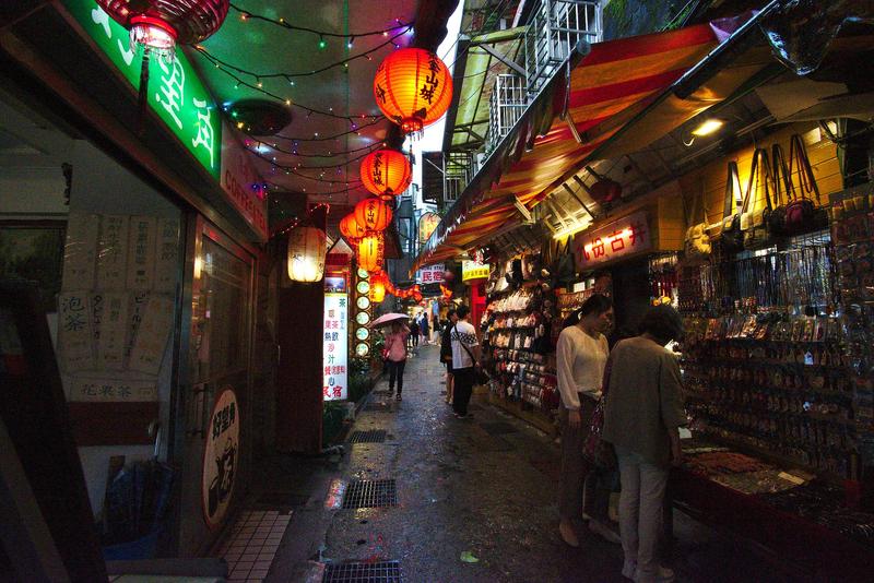 Walking around old street, Jiufen, Taiwan