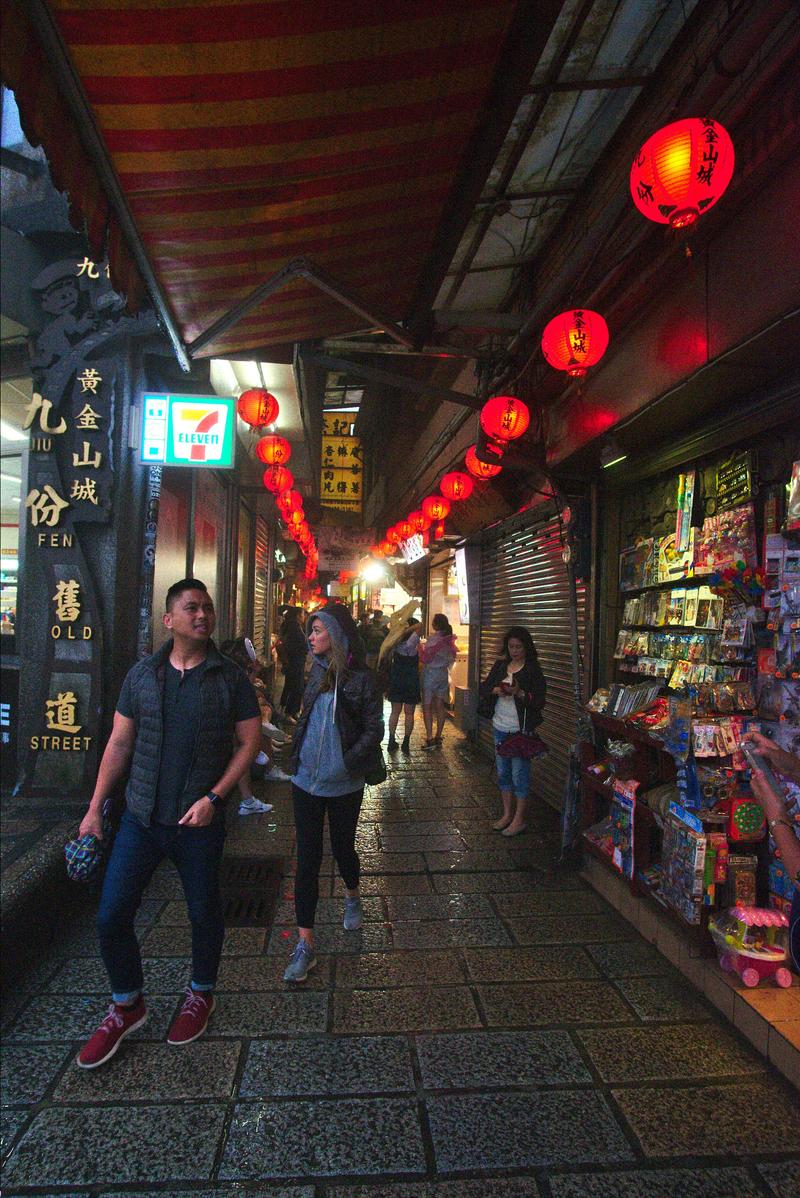 Old street lantern views, Jiufen, Taiwan