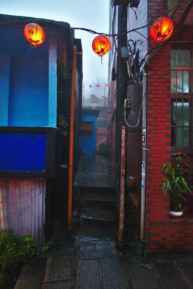 Old street lantern views, Jiufen, Taiwan