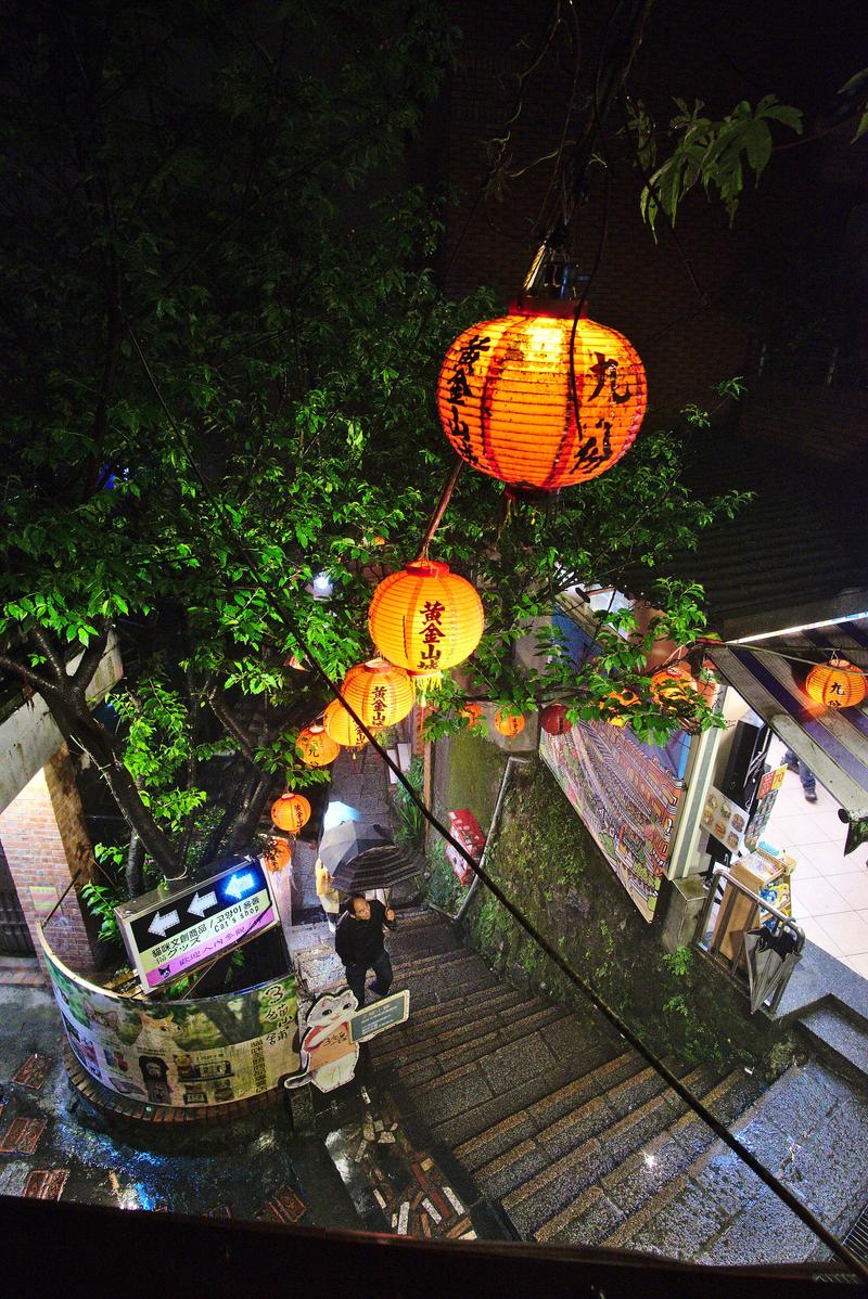 Old street lantern views, Jiufen, Taiwan