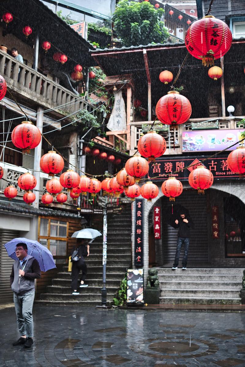 Old street lantern views, Jiufen, Taiwan