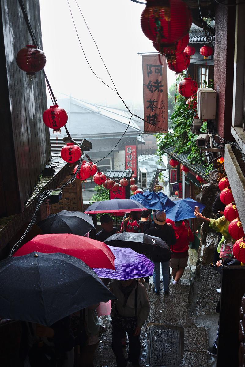 Old street lantern views, Jiufen, Taiwan