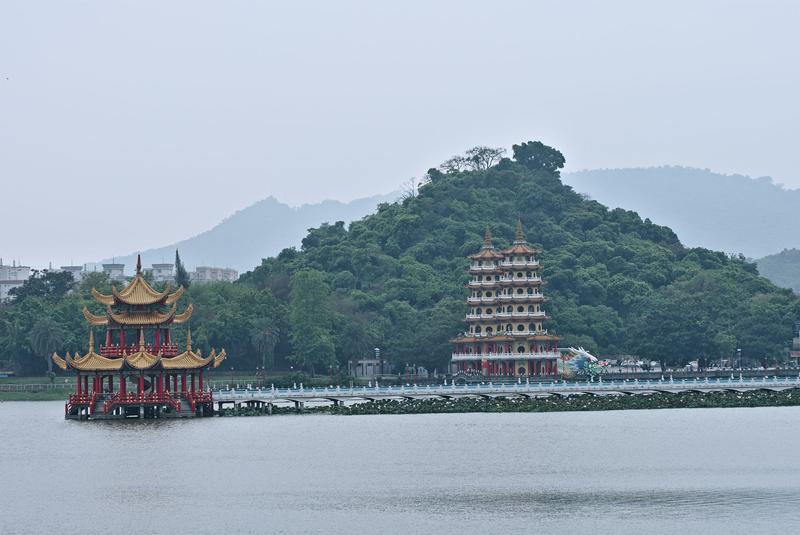 Lotus flower on Lotus Pond, Kaohsiung, Taiwan