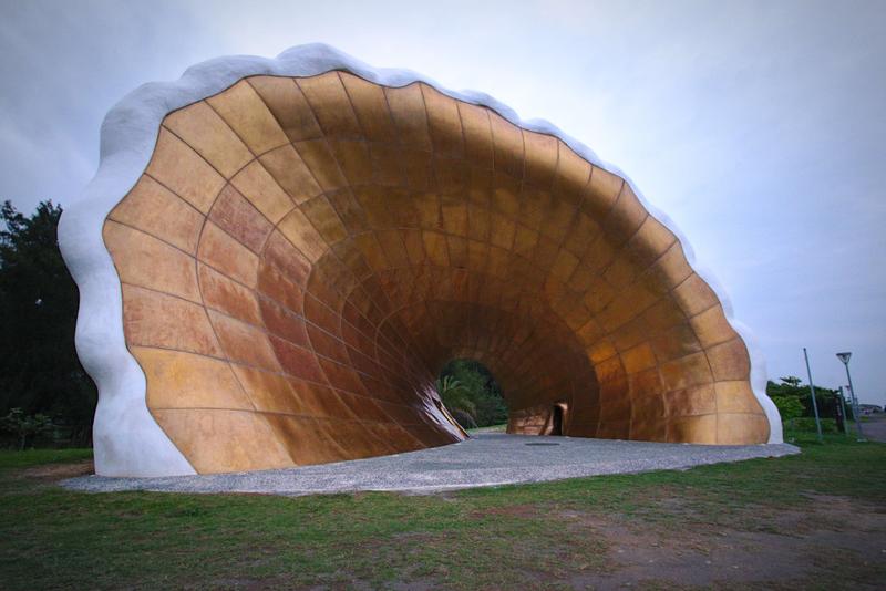 Qijin shell house on Cijin Island, Taiwan