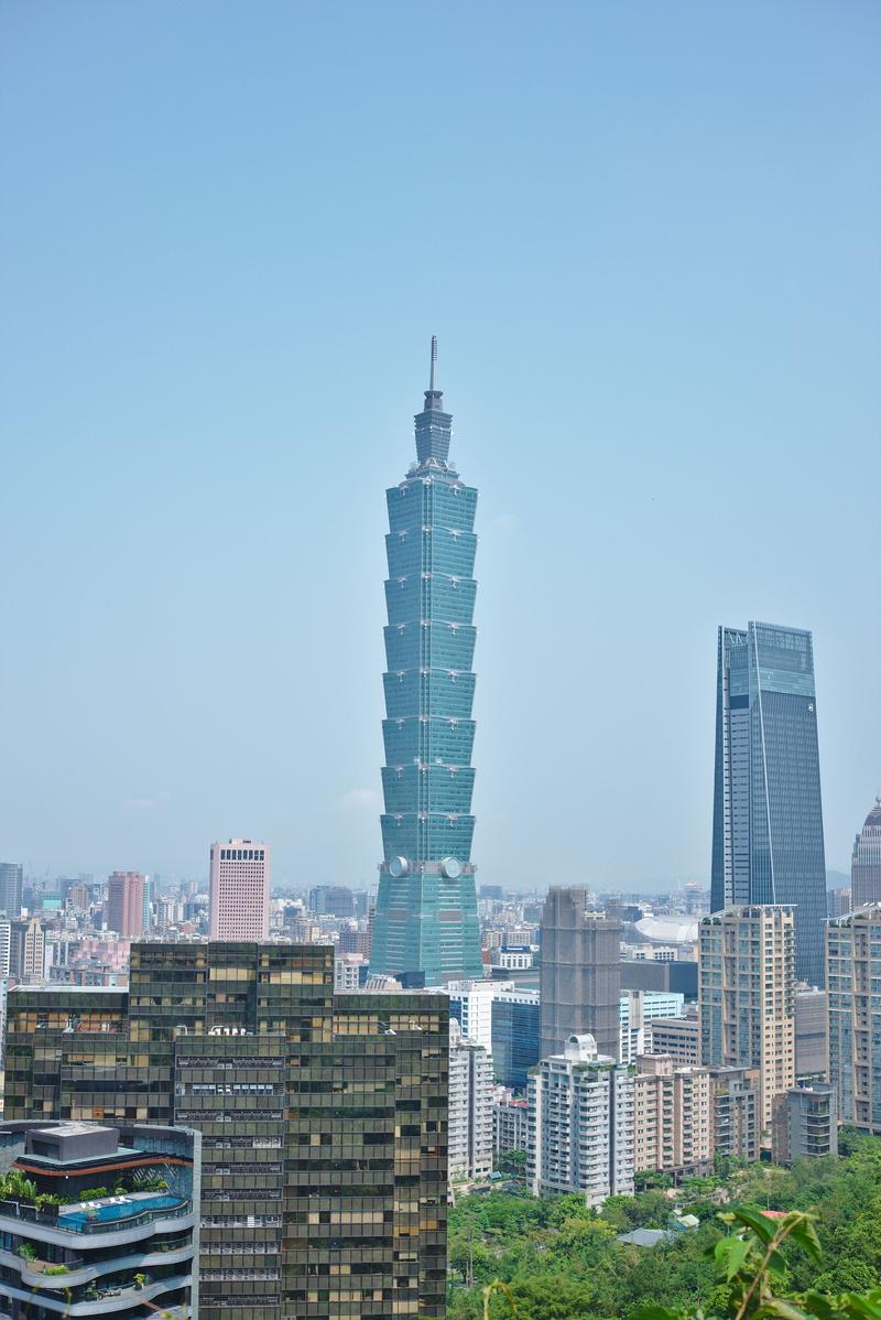 Taipei 101 as viewed from Elephant mountain