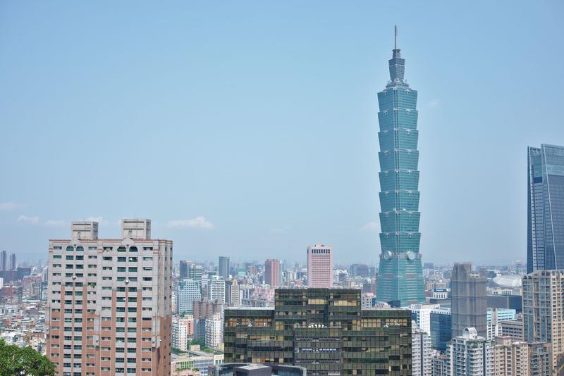 Taipei 101 as viewed from Elephant mountain