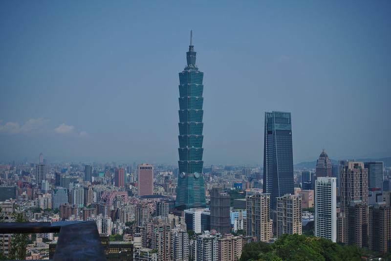 Taipei 101 as viewed from Elephant mountain