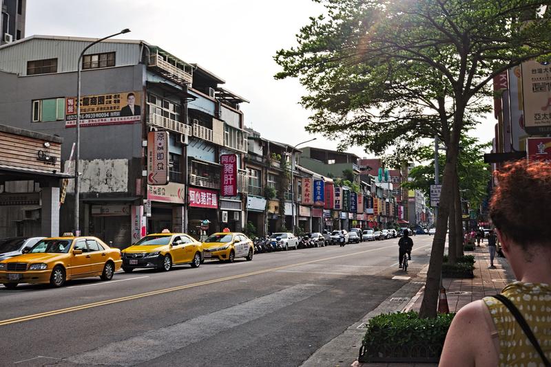 Street views outside Taipei 101, Taipei, Taiwan