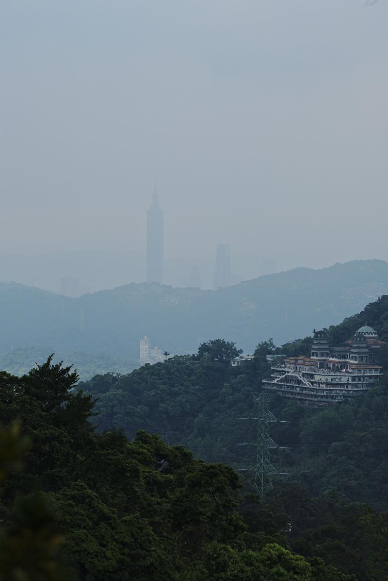 Taipei 101 viewed from Maokong, Taiwan