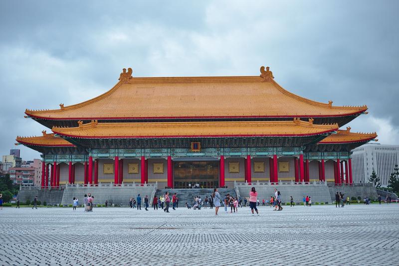 Chiang Kai-shek memorial square, National Theater, Taipei, Taiwan