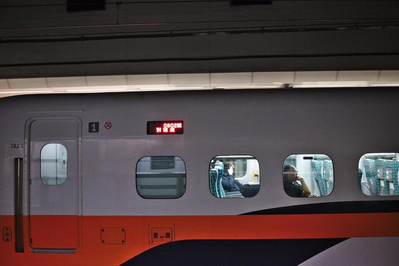 Taipei, Taiwan train station. Next stop: Kaohsiung