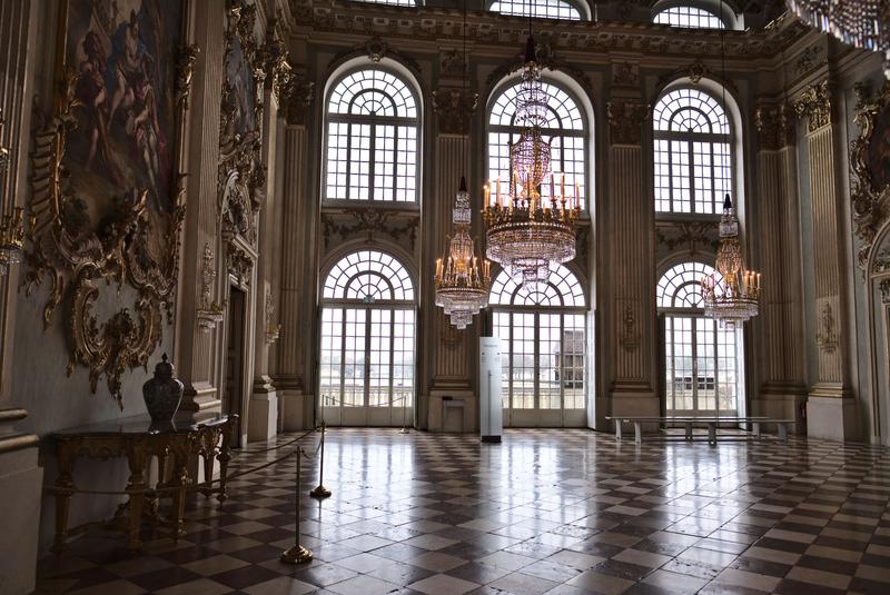 Nymphenburg Palace interior, Munich, Germany